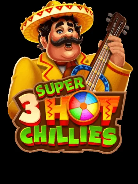 3 Super Hot Chillies slot logo